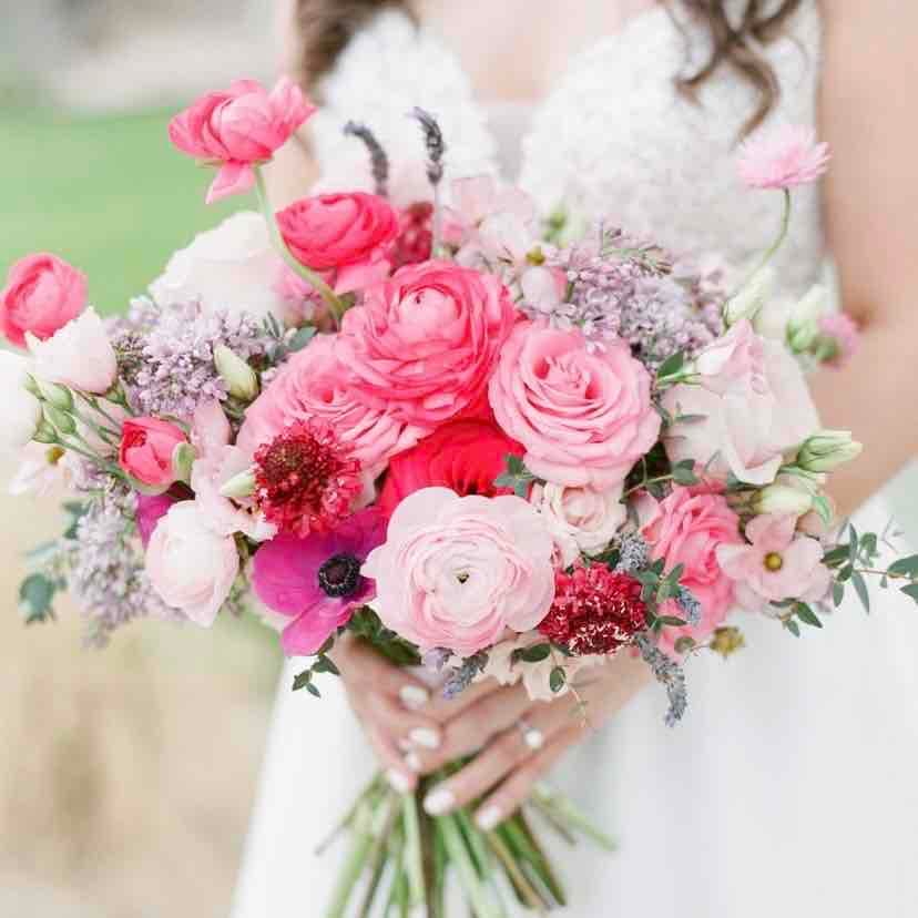 Vibrant Bridal Bouquet