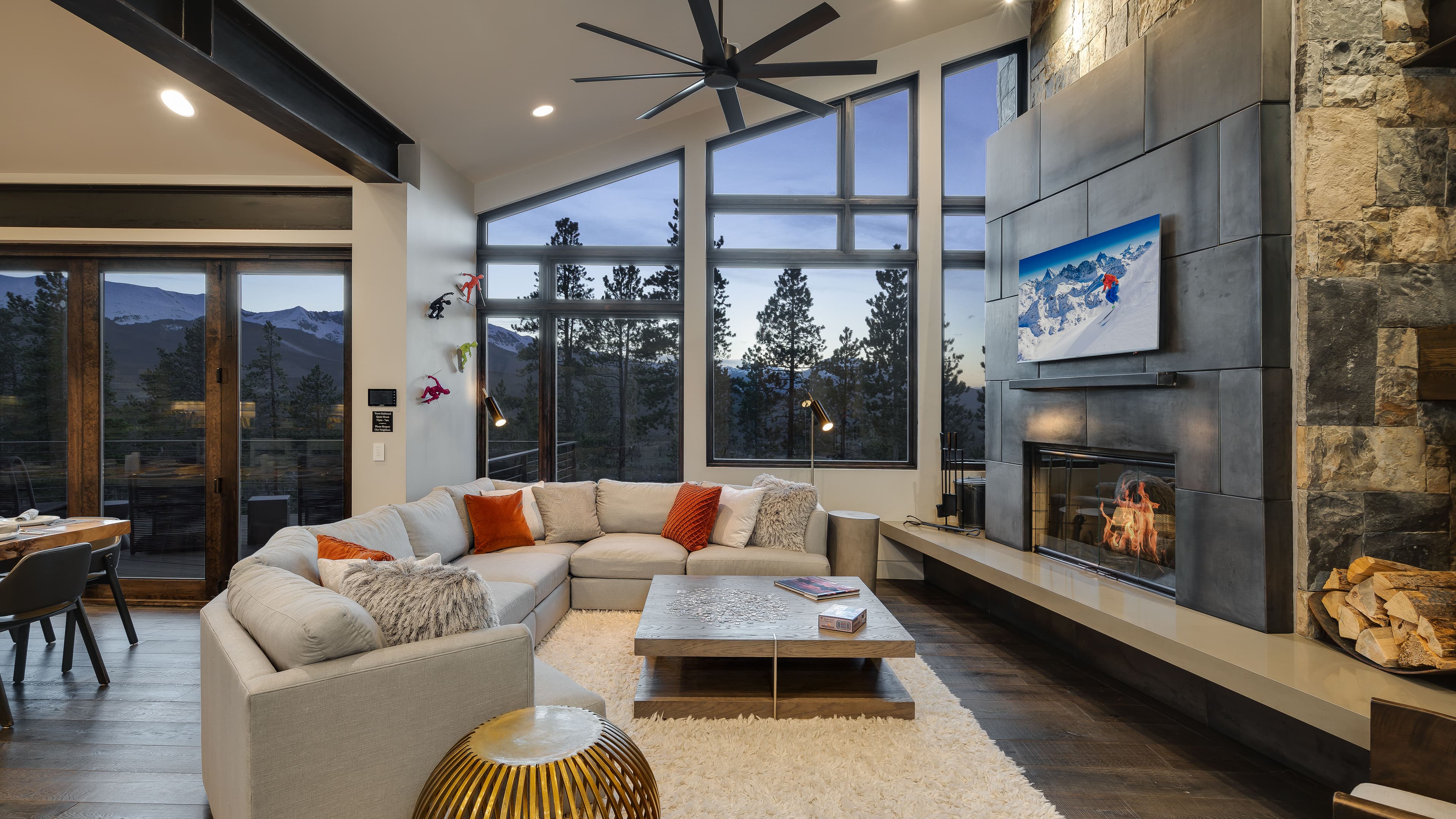 Main Living & Dining Area