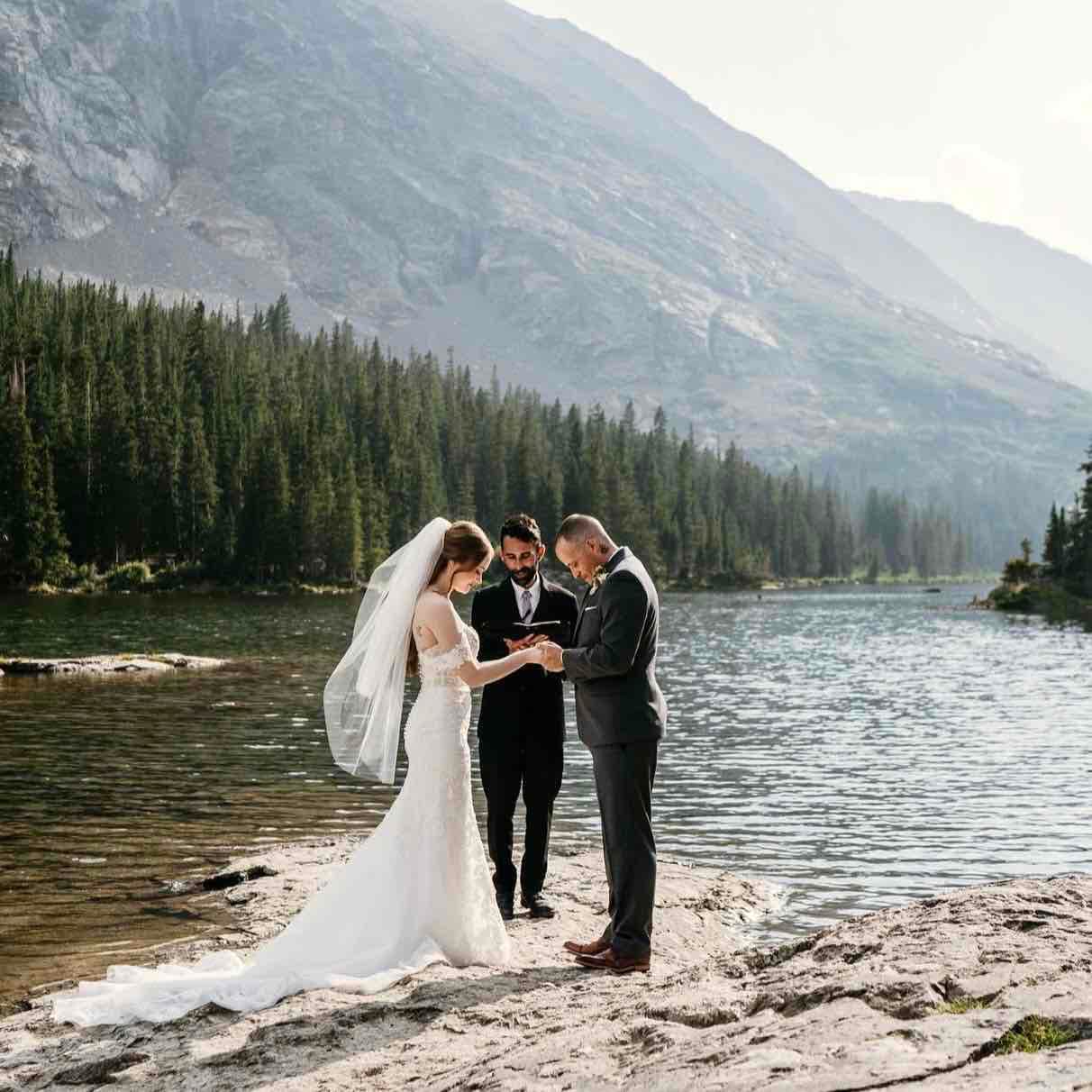 Officiant Phil Gallagher