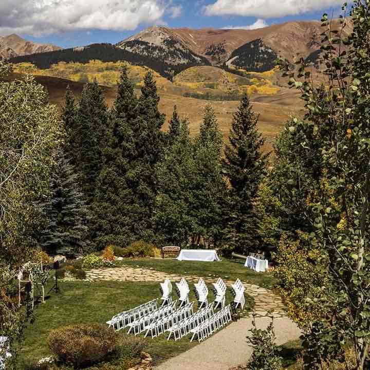 Mountain Wedding Garden