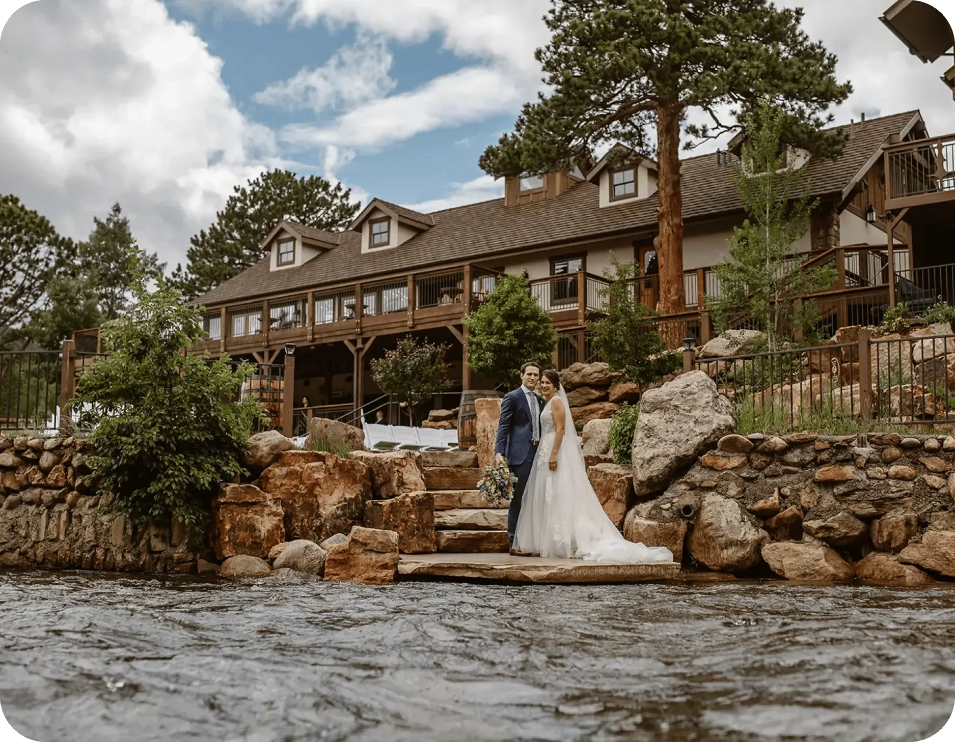intimate wedding in Estes Park
