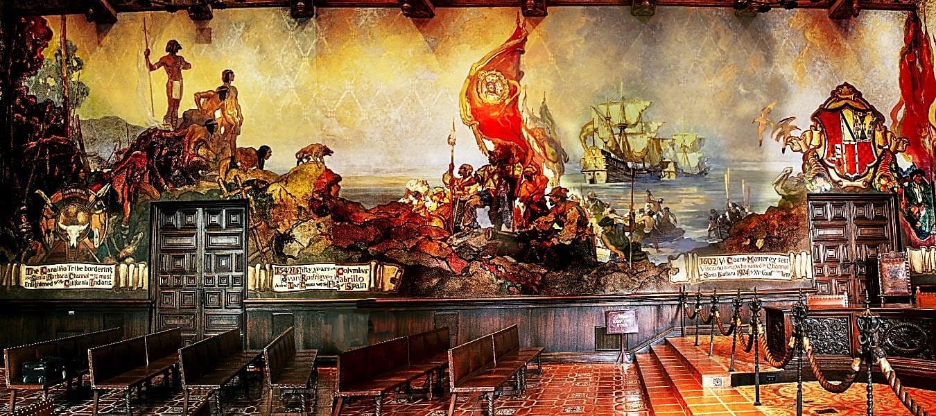 Santa Barbara Courthouse — Mural Room