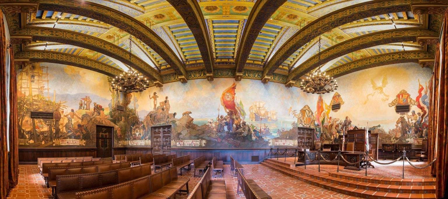 Santa Barbara Courthouse — Mural Room