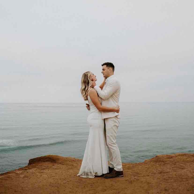 Carlsbad Cliffs Beach Elopement 2